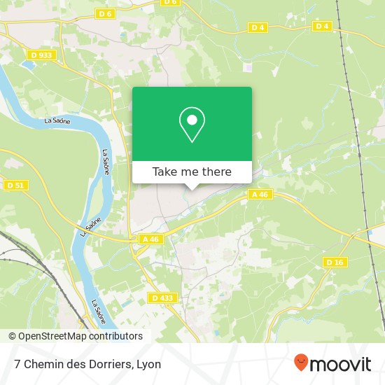 7 Chemin des Dorriers map