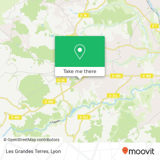 Les Grandes Terres map