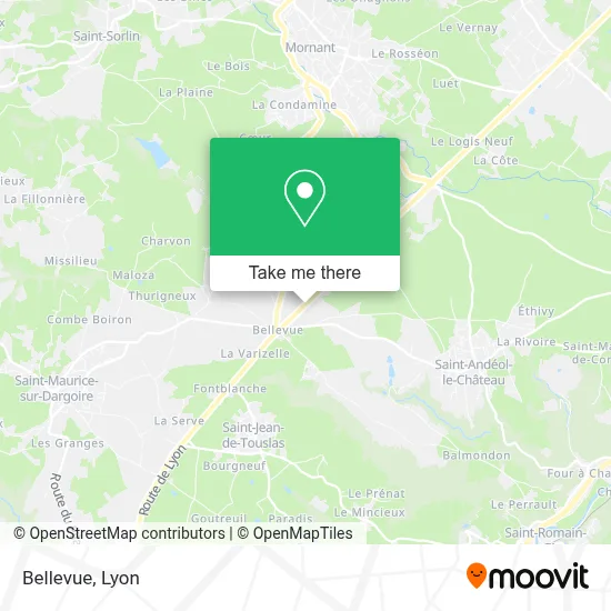 Bellevue map