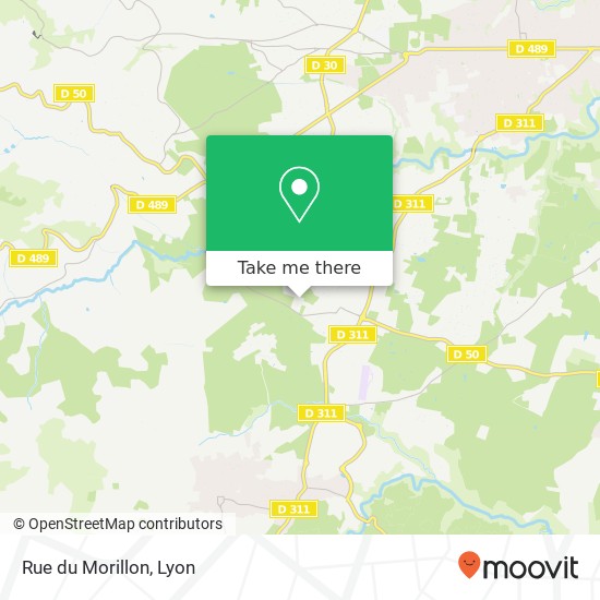 Mapa Rue du Morillon