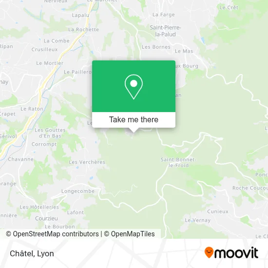 Châtel map