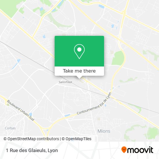 1 Rue des Glaieuls map