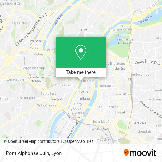 Pont Alphonse Juin map