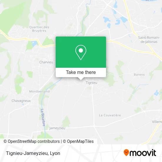 Tignieu-Jameyzieu map