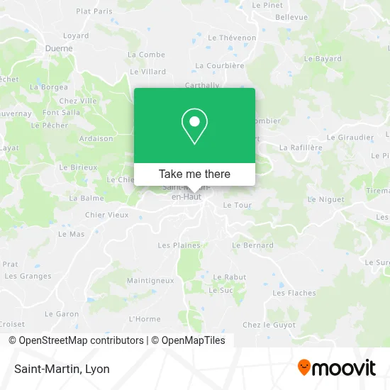 Saint-Martin map