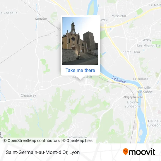 Saint-Germain-au-Mont-d’Or map