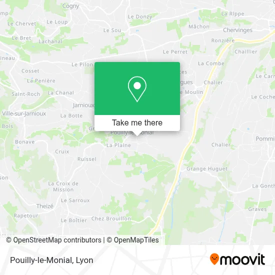 Pouilly-le-Monial map