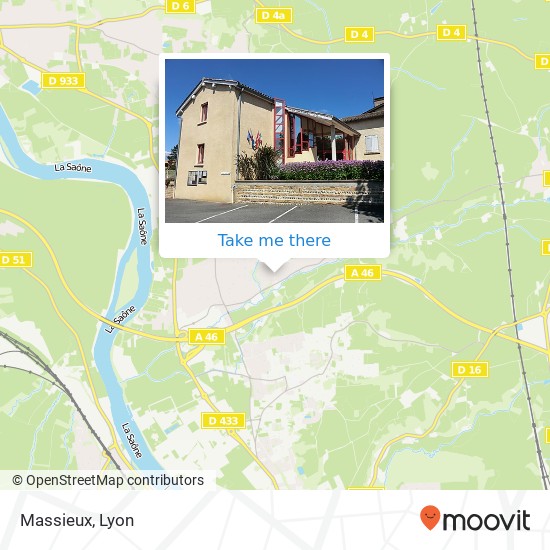 Mapa Massieux