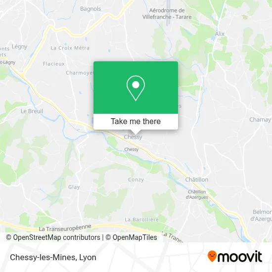 Chessy-les-Mines map