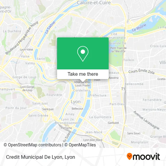 Credit Municipal De Lyon map