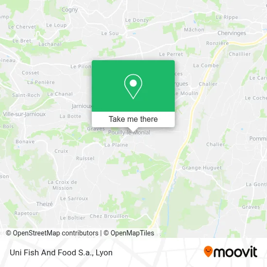 Uni Fish And Food S.a. map