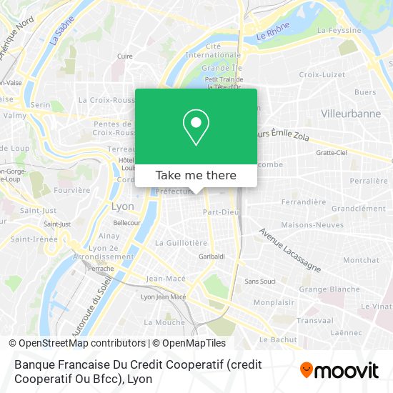 Banque Francaise Du Credit Cooperatif (credit Cooperatif Ou Bfcc) map