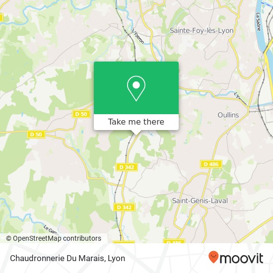 Mapa Chaudronnerie Du Marais
