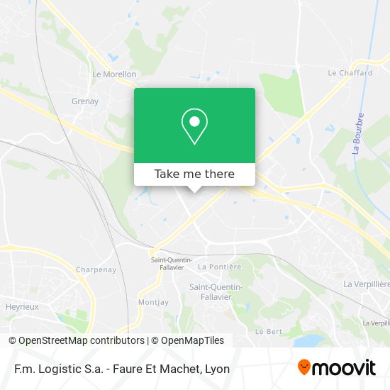 F.m. Logistic S.a. - Faure Et Machet map