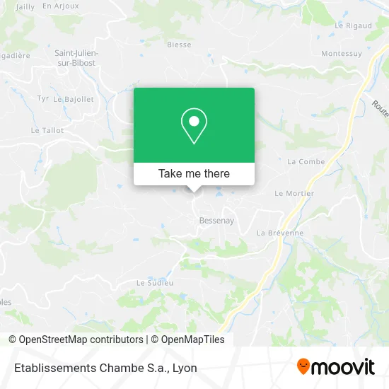 Etablissements Chambe S.a. map