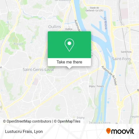 Lustucru Frais map
