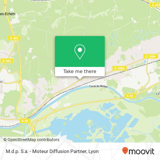 M.d.p. S.a. - Moteur Diffusion Partner map