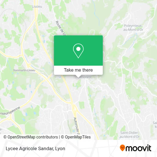 Lycee Agricole Sandar map