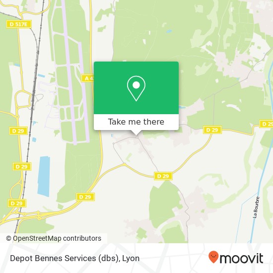 Mapa Depot Bennes Services (dbs)