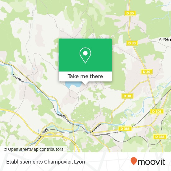 Etablissements Champavier map