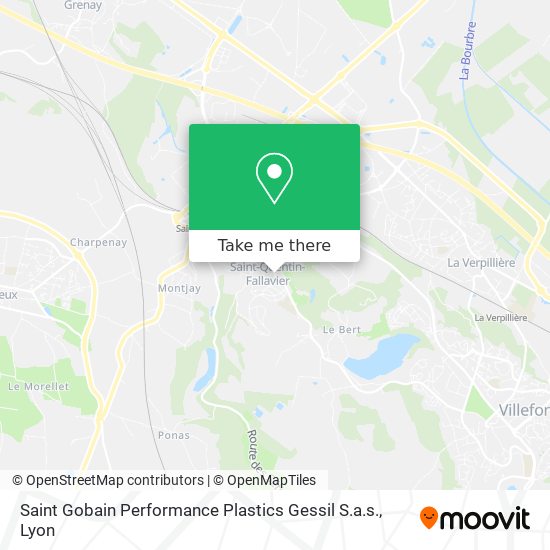 Saint Gobain Performance Plastics Gessil S.a.s. map