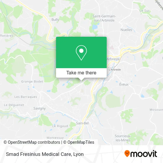 Smad Fresinius Medical Care map