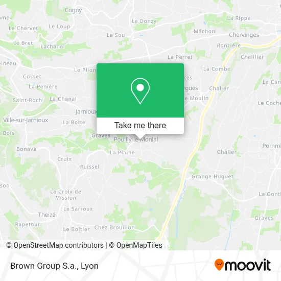 Brown Group S.a. map