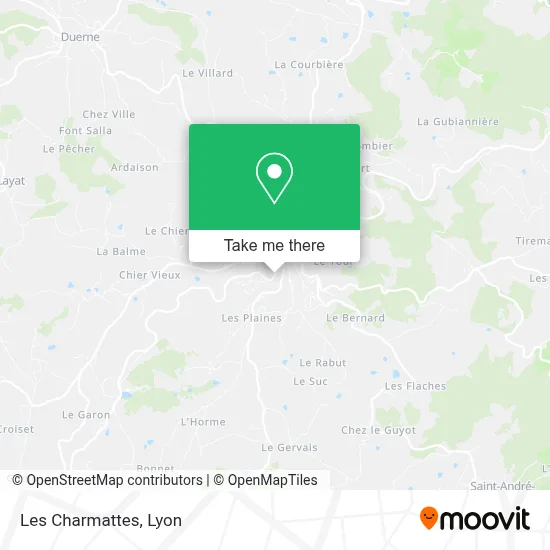 Les Charmattes map