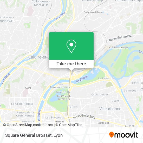 Square Général Brosset map