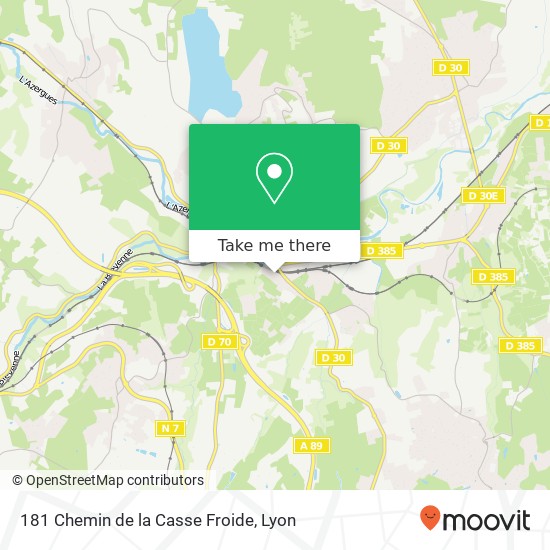 181 Chemin de la Casse Froide map