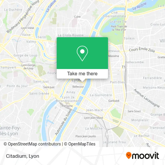Citadium map