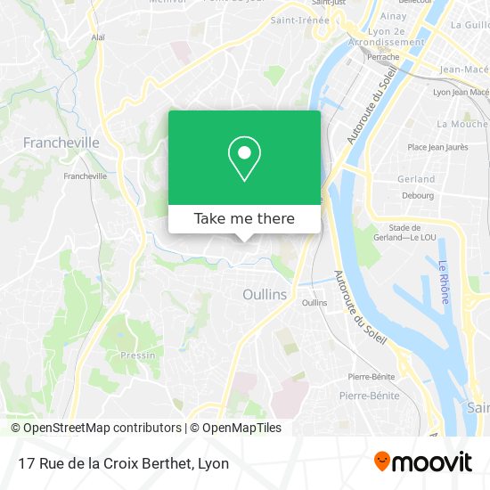 17 Rue de la Croix Berthet map