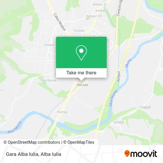 Gara Alba Iulia map