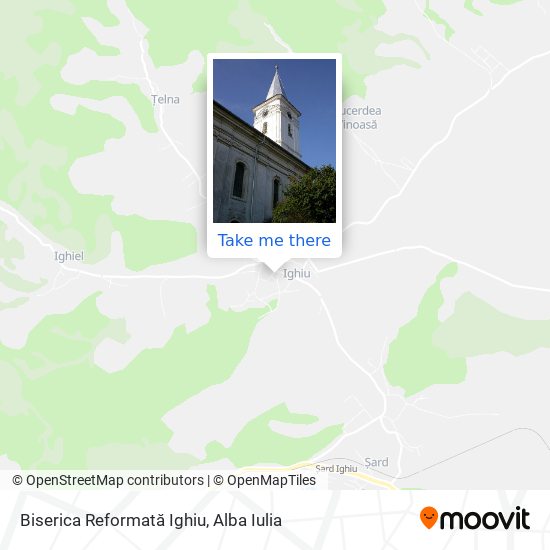 Biserica Reformată Ighiu map