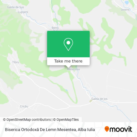 Biserica Ortodoxă De Lemn Mesentea map
