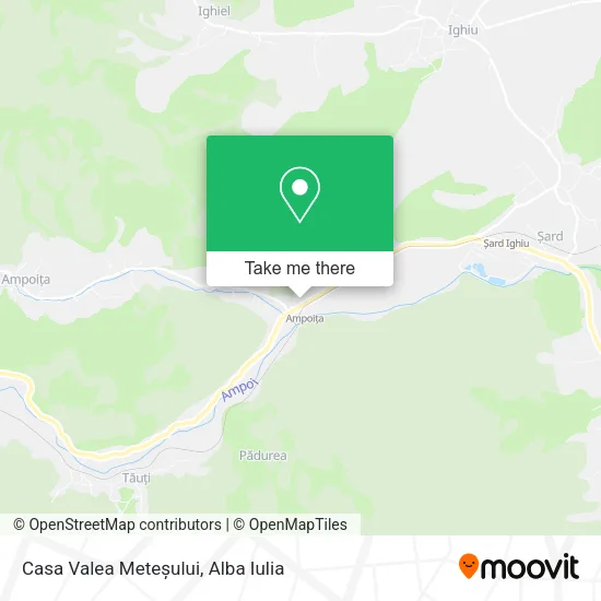 Casa Valea Meteșului map