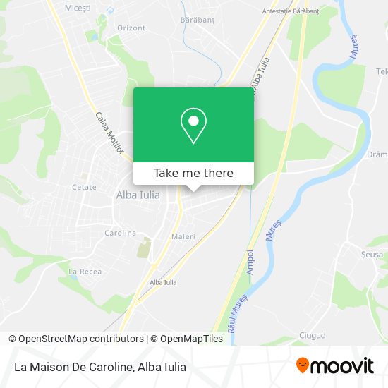 La Maison De Caroline map
