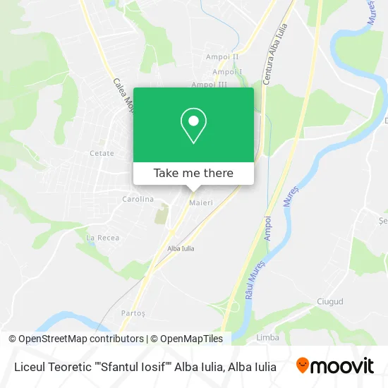 Liceul Teoretic ""Sfantul Iosif"" Alba Iulia map