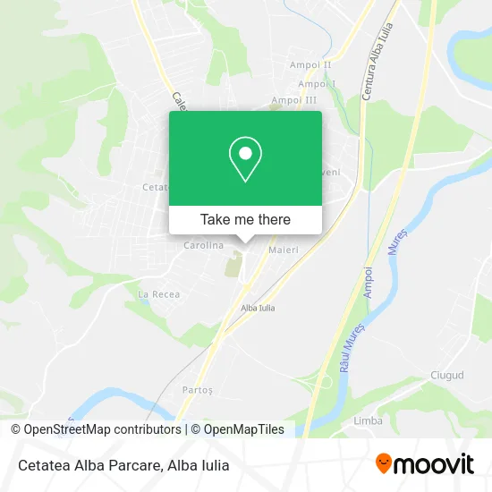 Cetatea Alba Parcare map