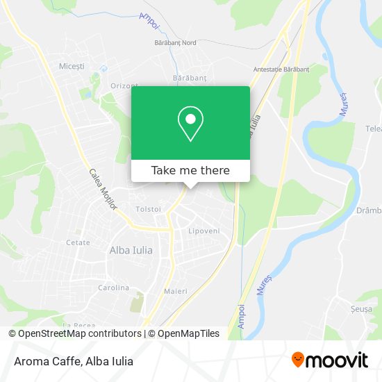 Aroma Caffe map