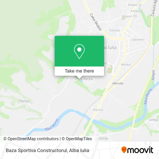 Baza Sportiva Constructorul map