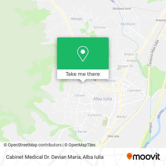 Cabinet Medical Dr. Devian Maria map