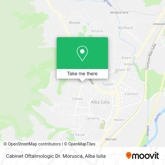 Cabinet Oftalmologic Dr. Morusca map