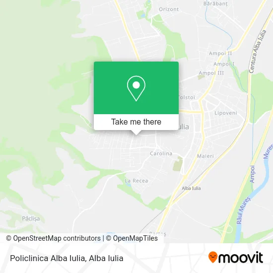 Policlinica Alba Iulia map