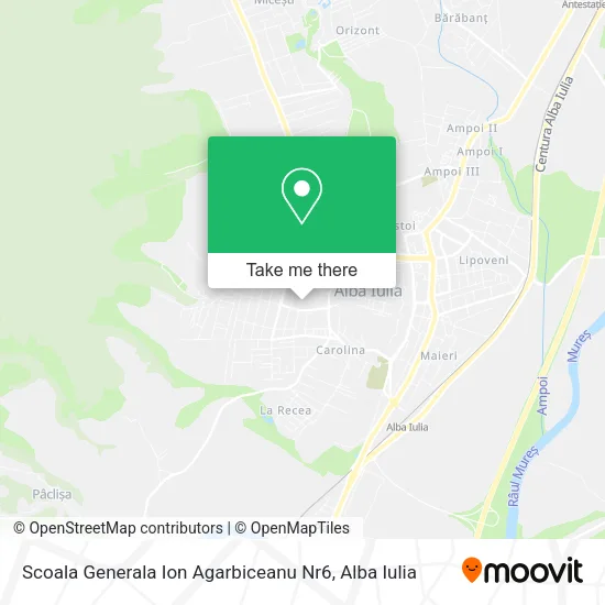 Scoala Generala  Ion Agarbiceanu  Nr6 map