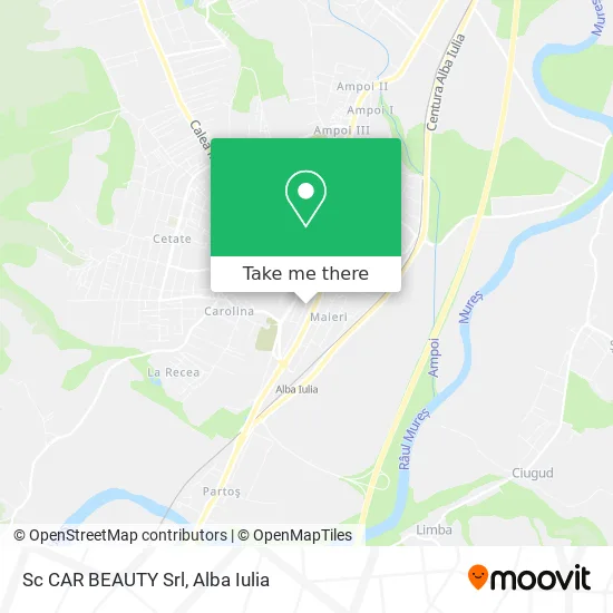 Sc CAR BEAUTY Srl map