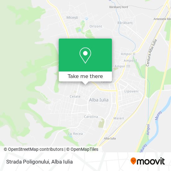 Strada Poligonului map