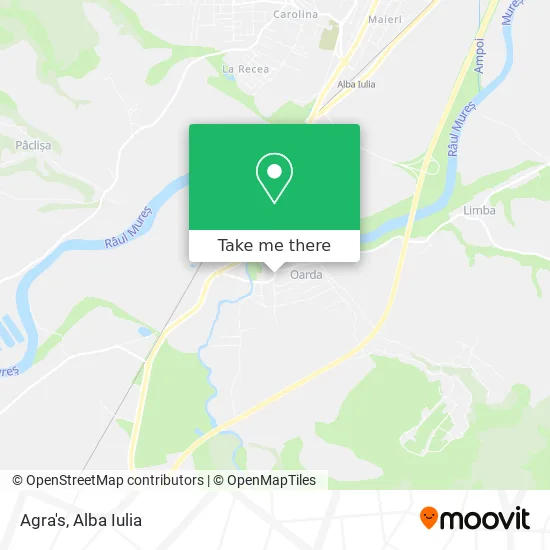 Agra's map