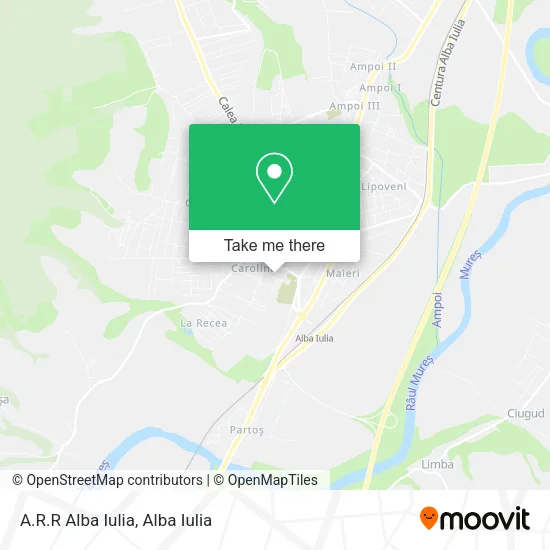 A.R.R Alba Iulia map