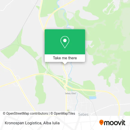 Kronospan Logistica map